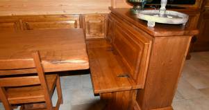Tavolo legno castagno 4 metri e 50 cm